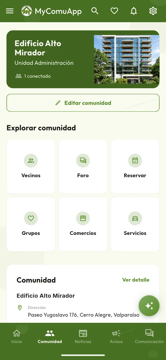 Explora tu comunidad
